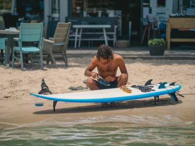 So reparierst du ein ding mit minimalem werkzeug undlänger surfspaß