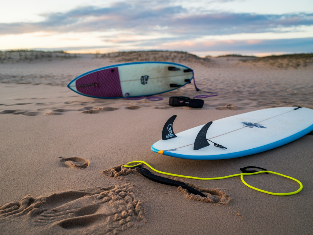 Wie du in kleinen bis mittleren beachbreaks mit einem gebrauchten quiver perfekt zwischen longboard und shortboard wechselst